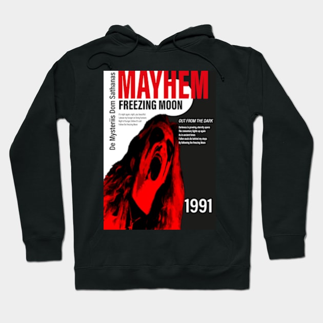 mayhem dead Hoodie by Alan Frost artwork